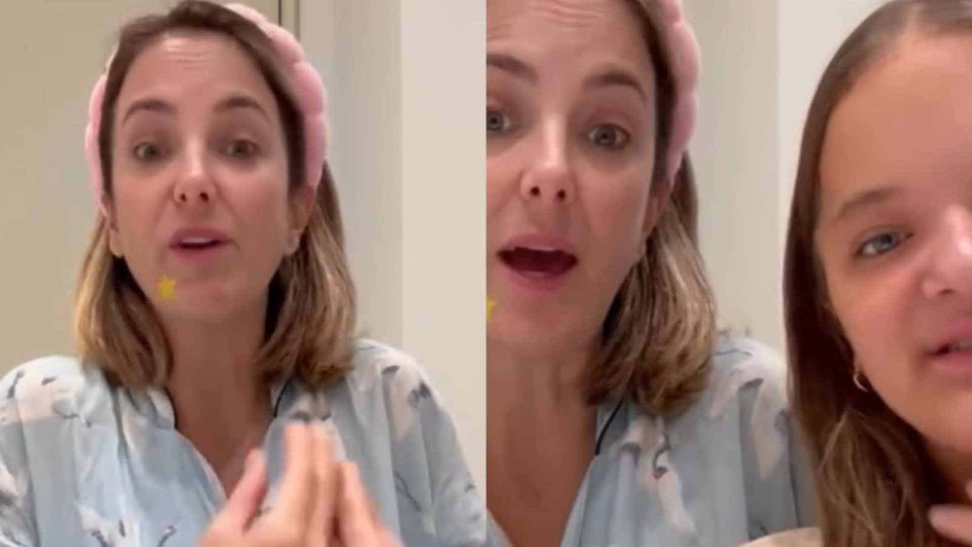 Ticiane Pinheiro se atrapalha com skincare de Rafa Justus: ‘Cara inchada’