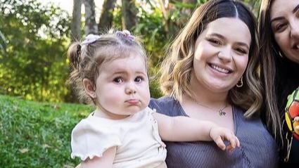Viih Tube compartilha detalhes de rotina agitada da filha, Lua di Felice