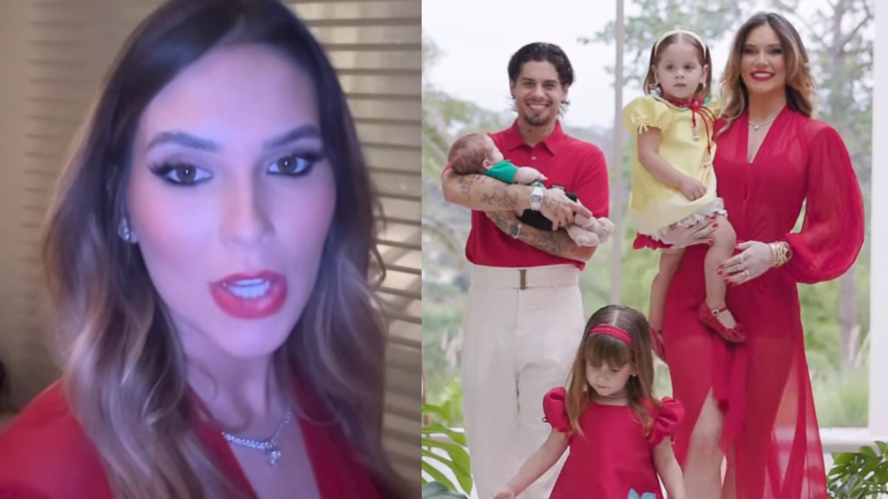 Virginia explica ausência do filho caçula na festa de Maria Flor: ‘Nosso pequeno’