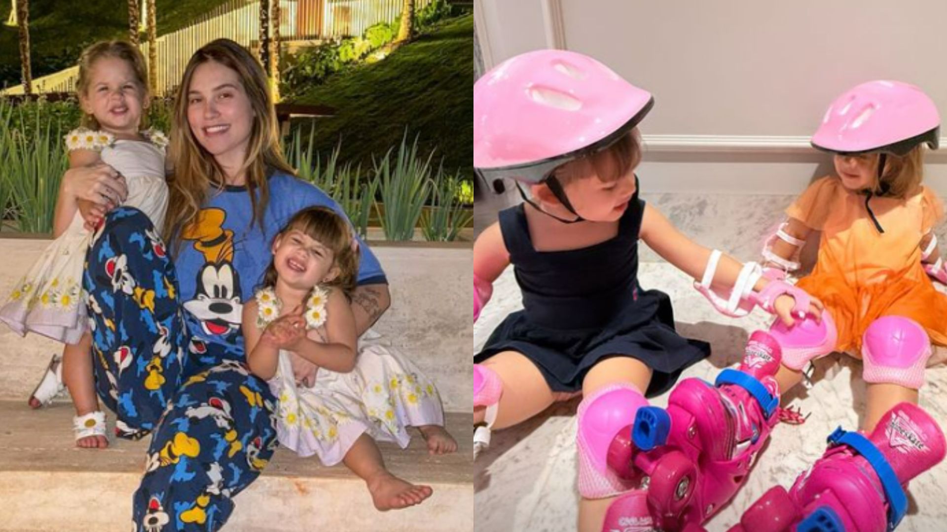 Virginia organiza surpresa de Dia das Crianças para as filhas: “Amo mais que tudo”