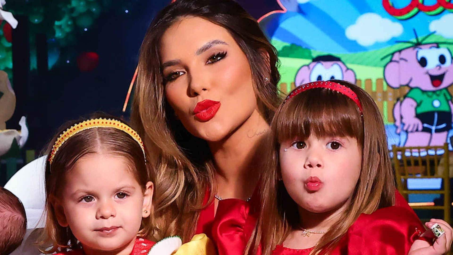 Virginia Fonseca esbanja elegância em look para aniversário de Maria Flor