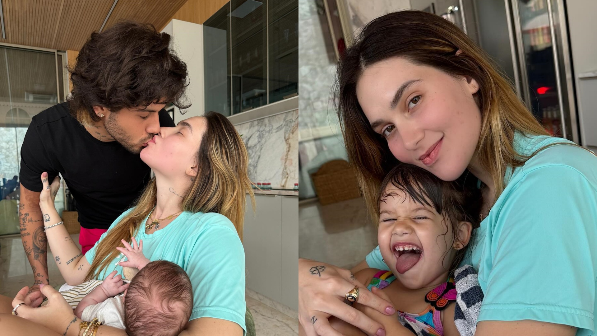 Virginia Fonseca reencontra a família após viagem para realizar tratamento