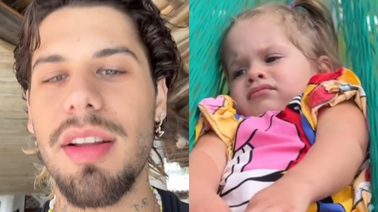 Zé Felipe mostra que ainda não conseguiu se ‘reconciliar’ com a filha: ‘Até agora’