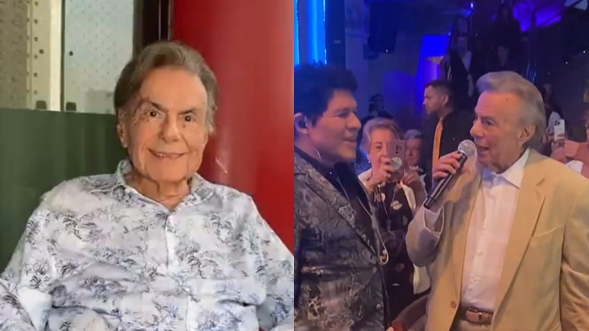 Agnaldo Rayol estava lúcido e soltou a voz em recente apresentação; vídeo