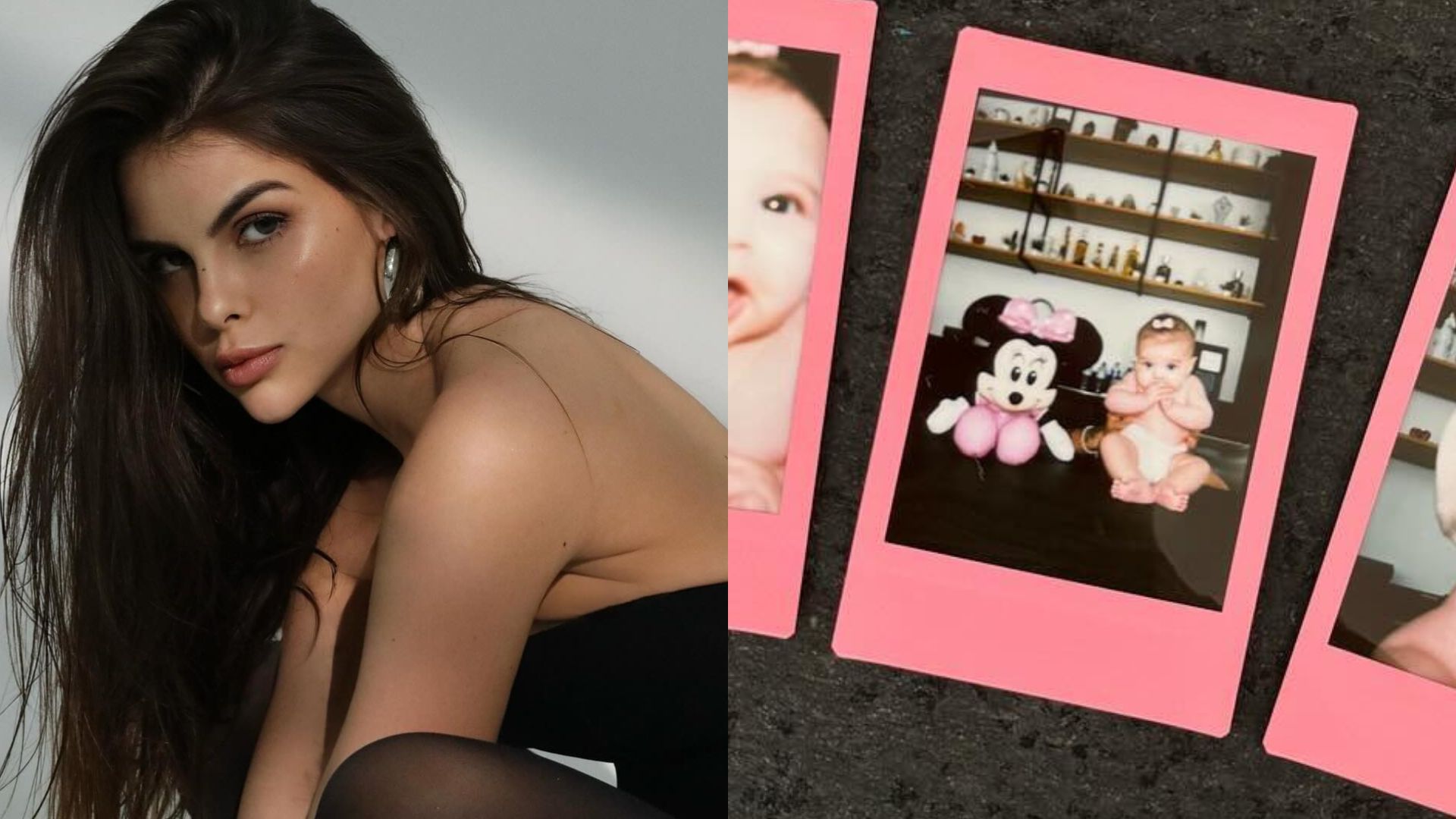 Amanda Kimberlly exibe fotos do rostinho de Helena, sua filha com Neymar Jr