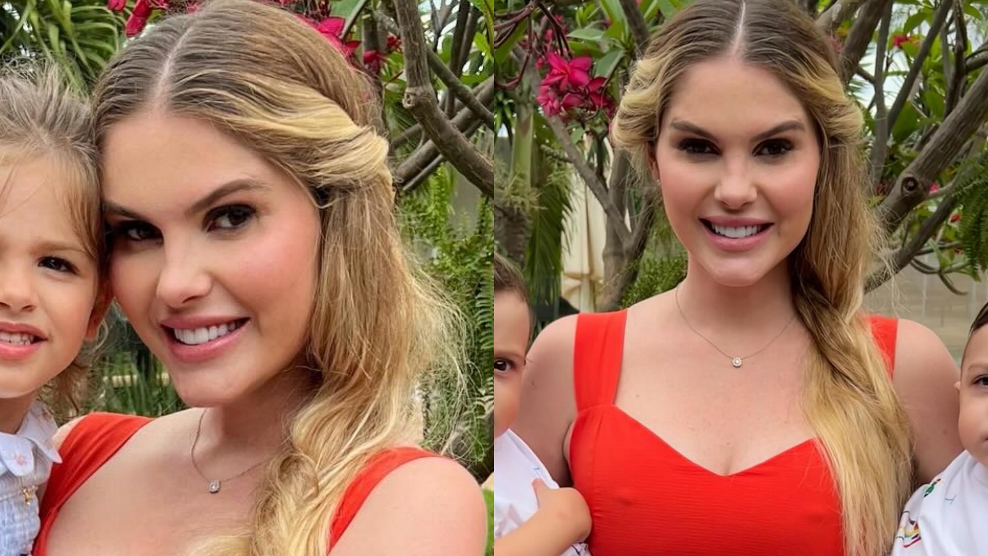 Bárbara Evans se derrete em cliques inéditos com os filhos: ‘Amo vocês’