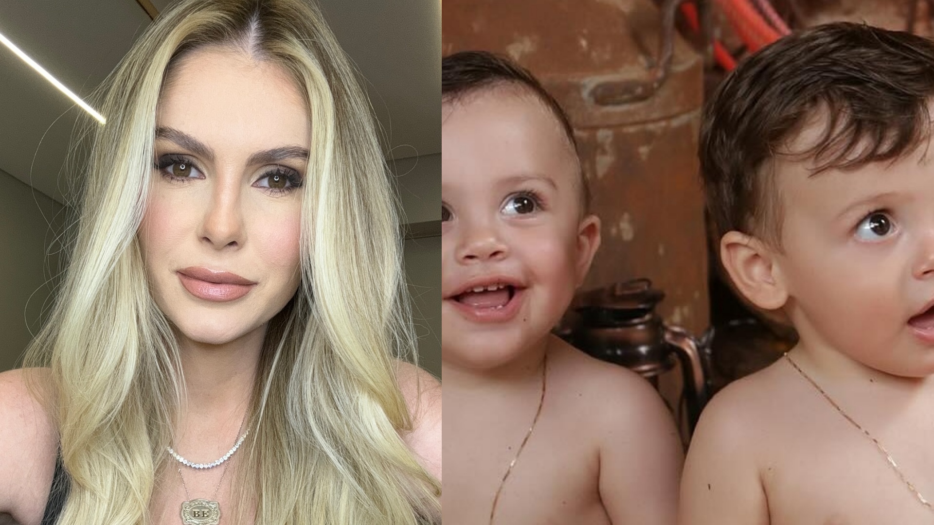 Bárbara Evans se derrete ao mostrar novas fotos dos filhos: ‘Mamãe ama’