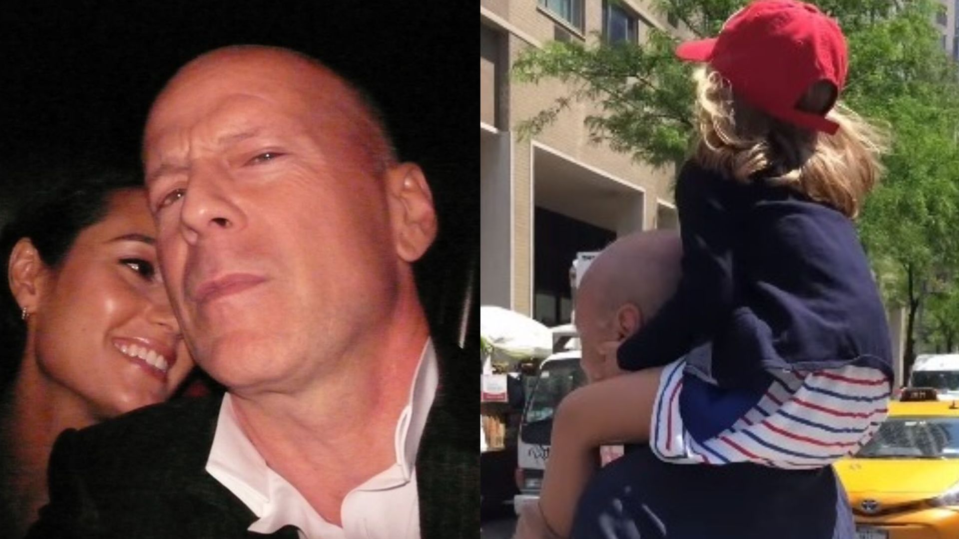 Bruce Willis faz rara aparição em momento divertido com a filha caçula