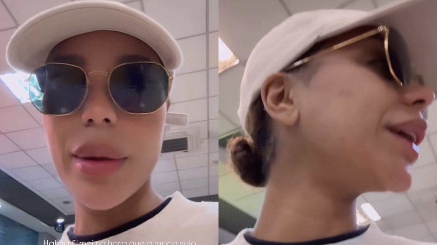 Brunna Gonçalves comenta sobre confusão em fila de aeroporto: ‘É preferencial também?’