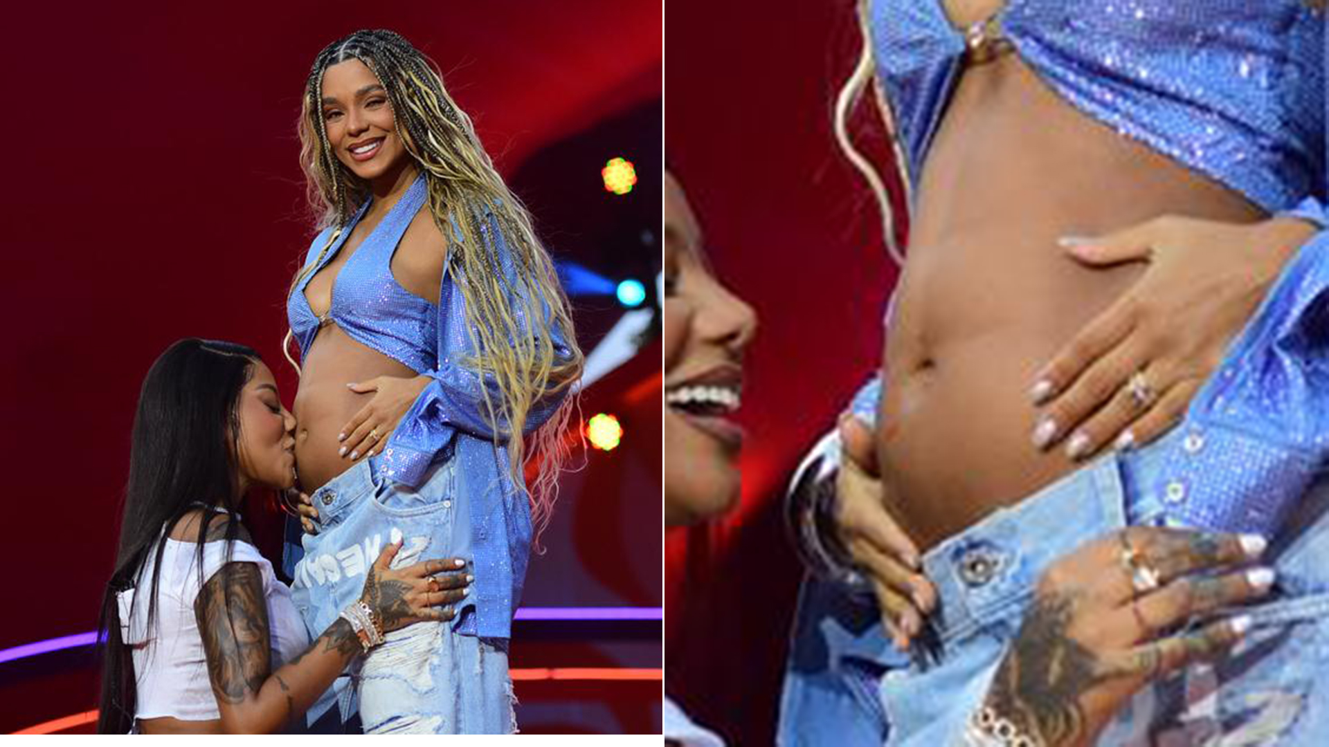 Por que a barriga de grávida de Brunna Gonçalves tem ‘tanquinho’?