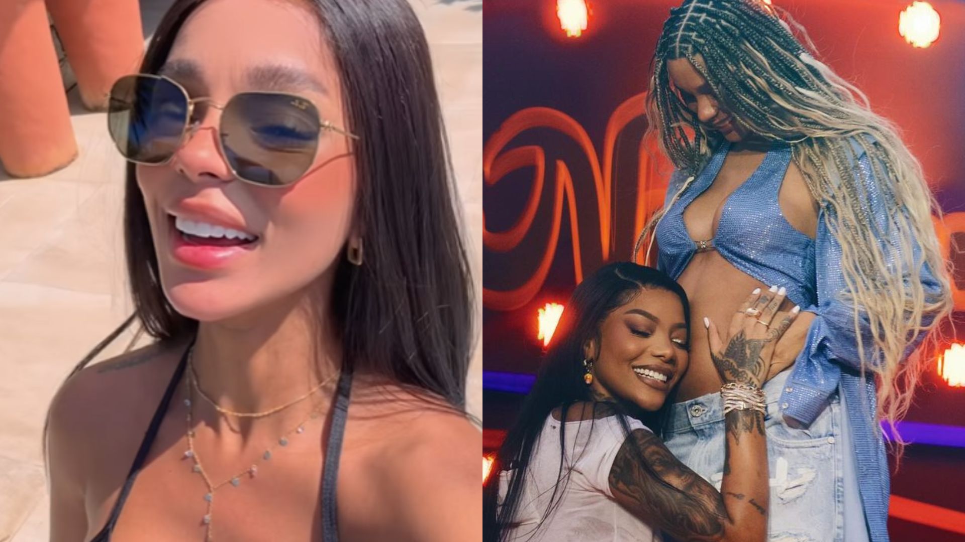 Brunna Gonçalves mostra barriguinha da primeira gravidez com Ludmilla