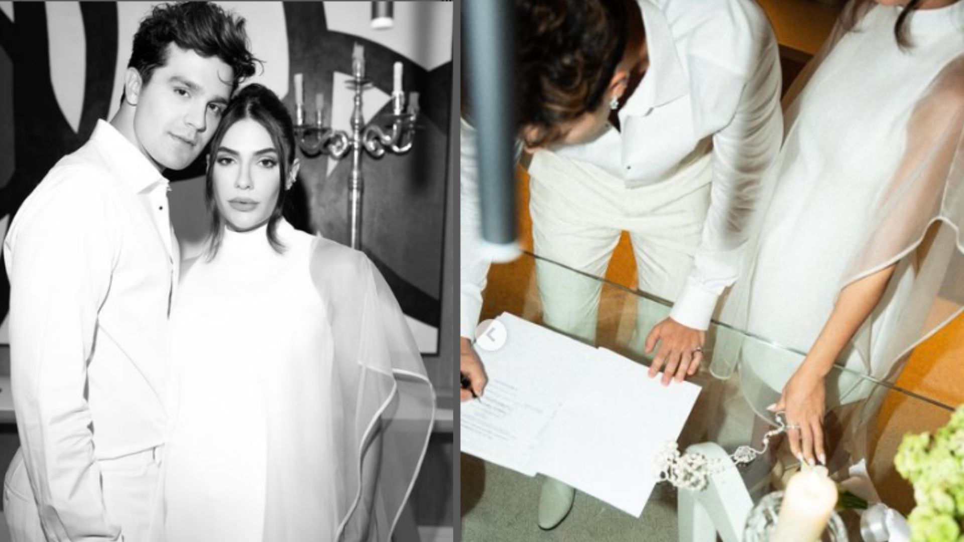 Casamento de Luan Santana e Jade Magalhães: Primeiras fotos do civil