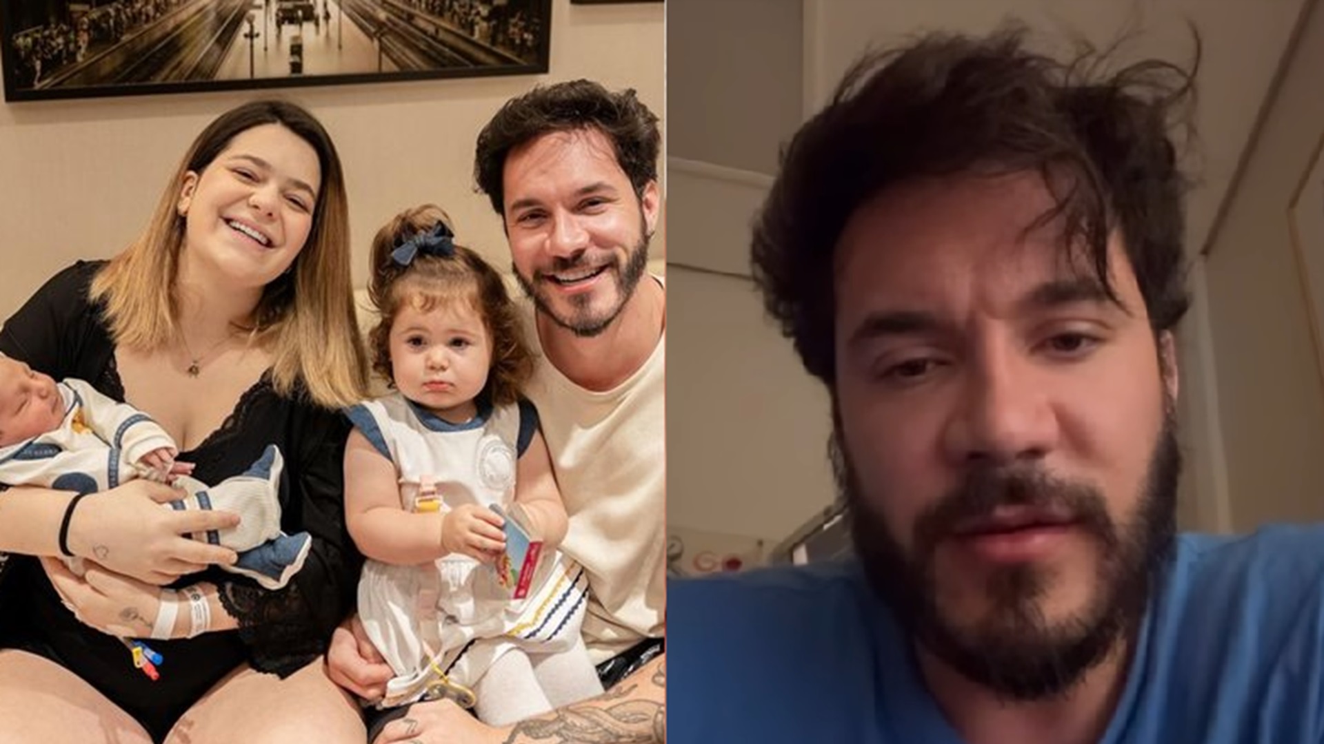 Com o filho caçula internado na UTI, Eliezer faz apelo: ‘Parem’
