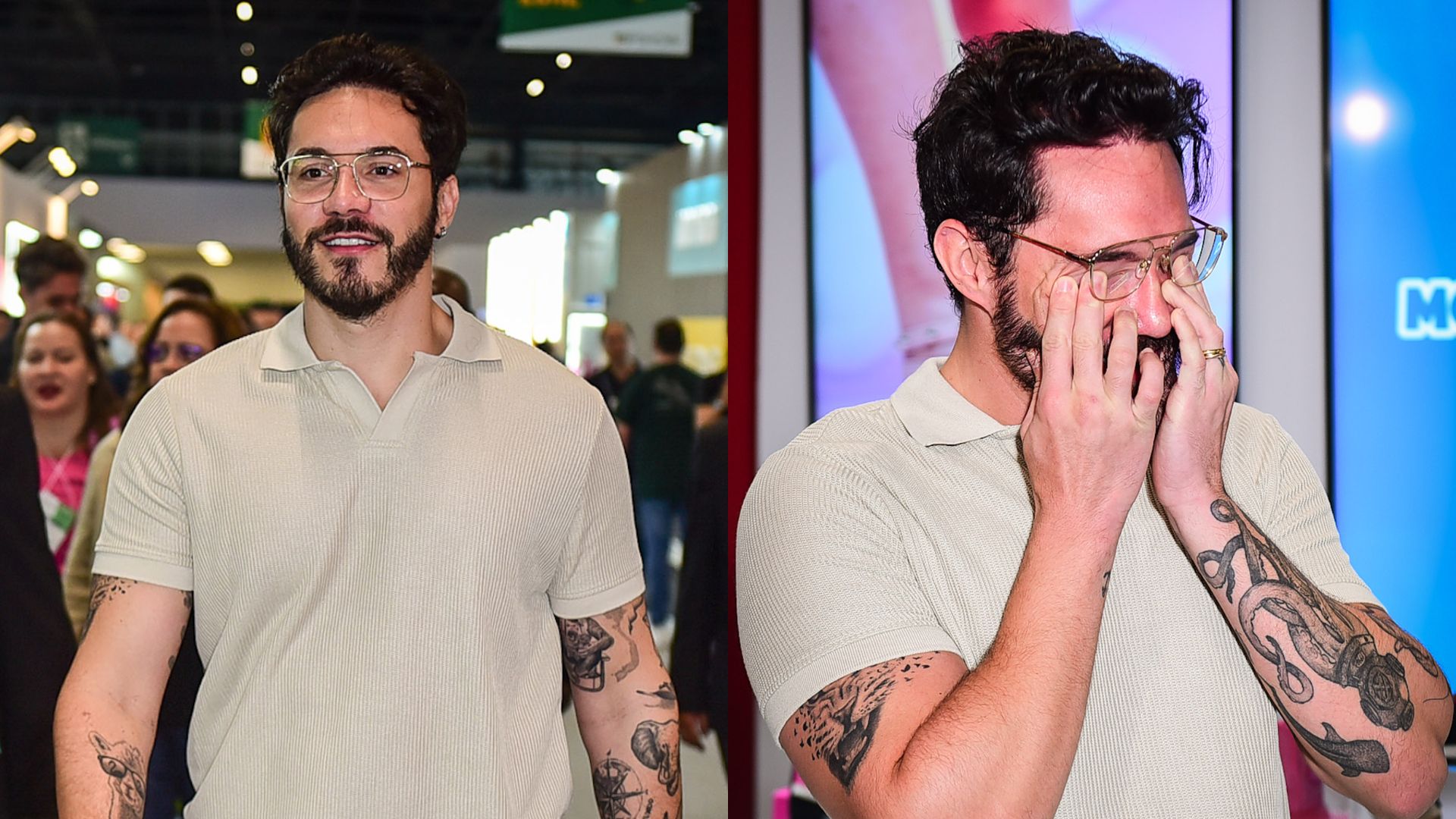 Eliezer se emociona em 1ª aparição pública após nascimento de Ravi, segundo filho com Viih Tube