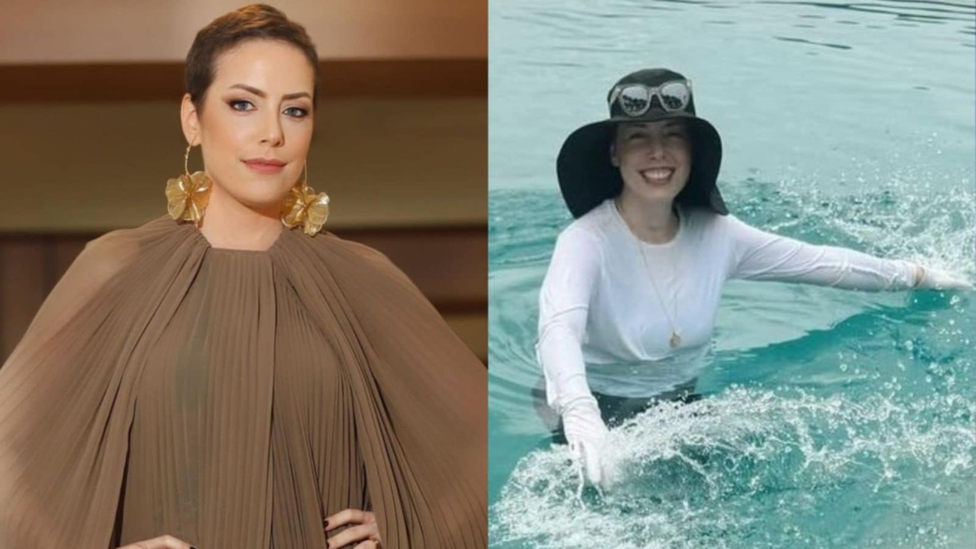 Fabiana Justus fala sobre usar luvas na piscina após transplante: ‘Poder’