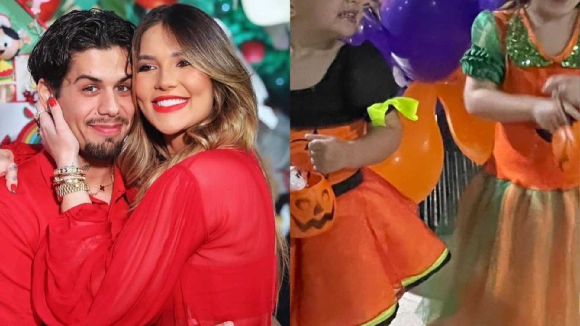 Filhos de Virginia e Zé Felipe dão show de fofura no Halloween