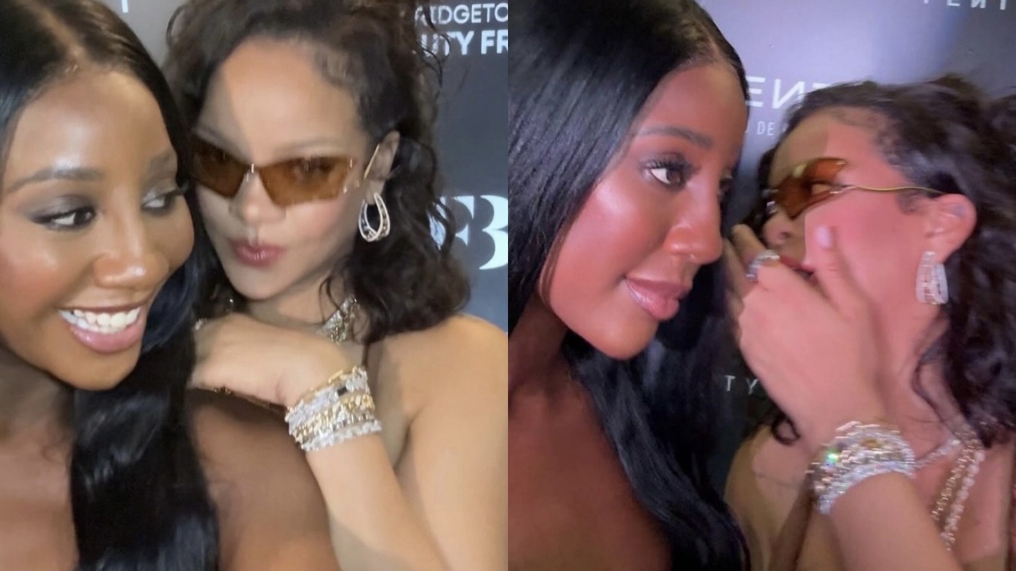Em encontro com Camilla de Lucas, Rihanna sobre voltar para o Brasil