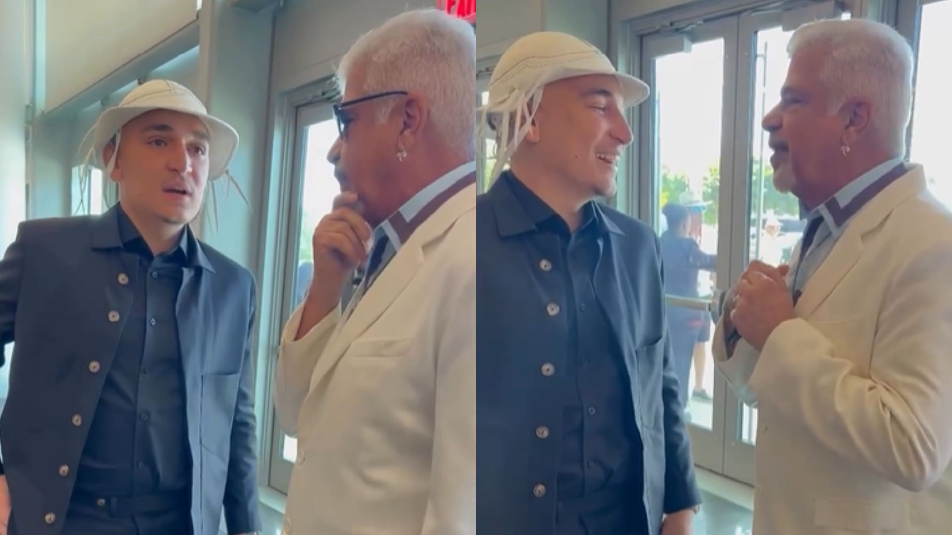 Nos bastidores do Grammy Latino 2024, João Gomes e Lulu Santos protagonizam encontro especial