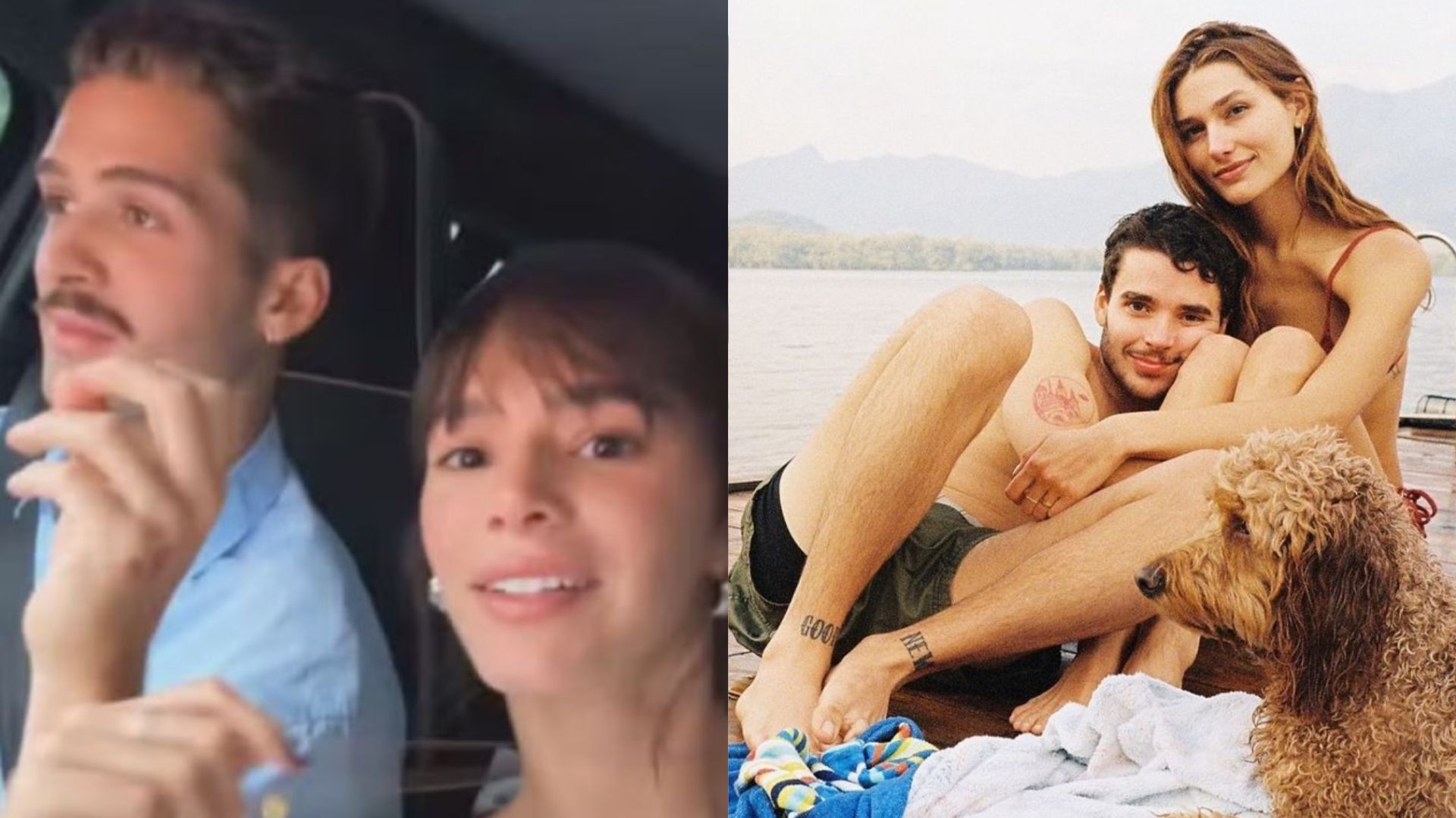 Bruna Marquezine e João Guilherme demonstram apoio à carreira musical de João Lucas