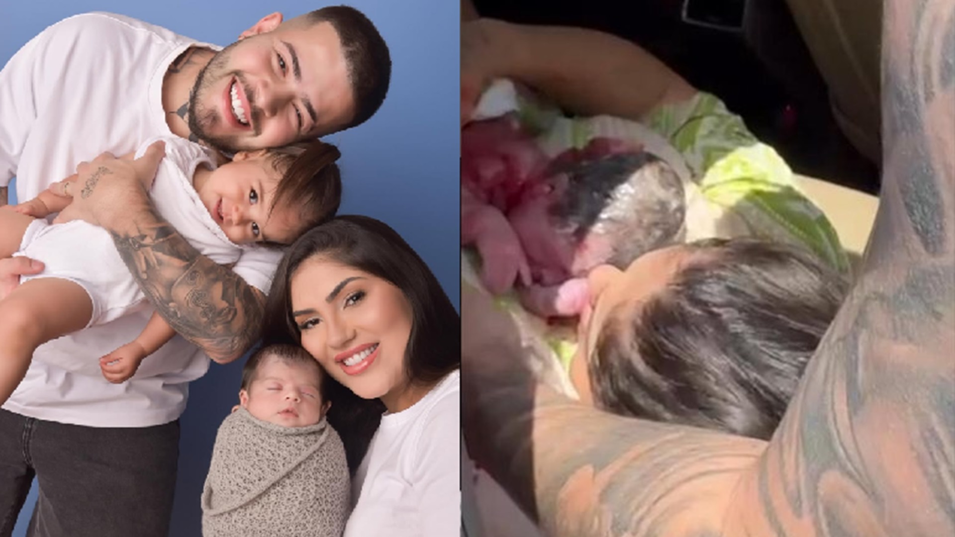 Estefany Boro celebra 1 mês do filho com Jottapê após parto no carro