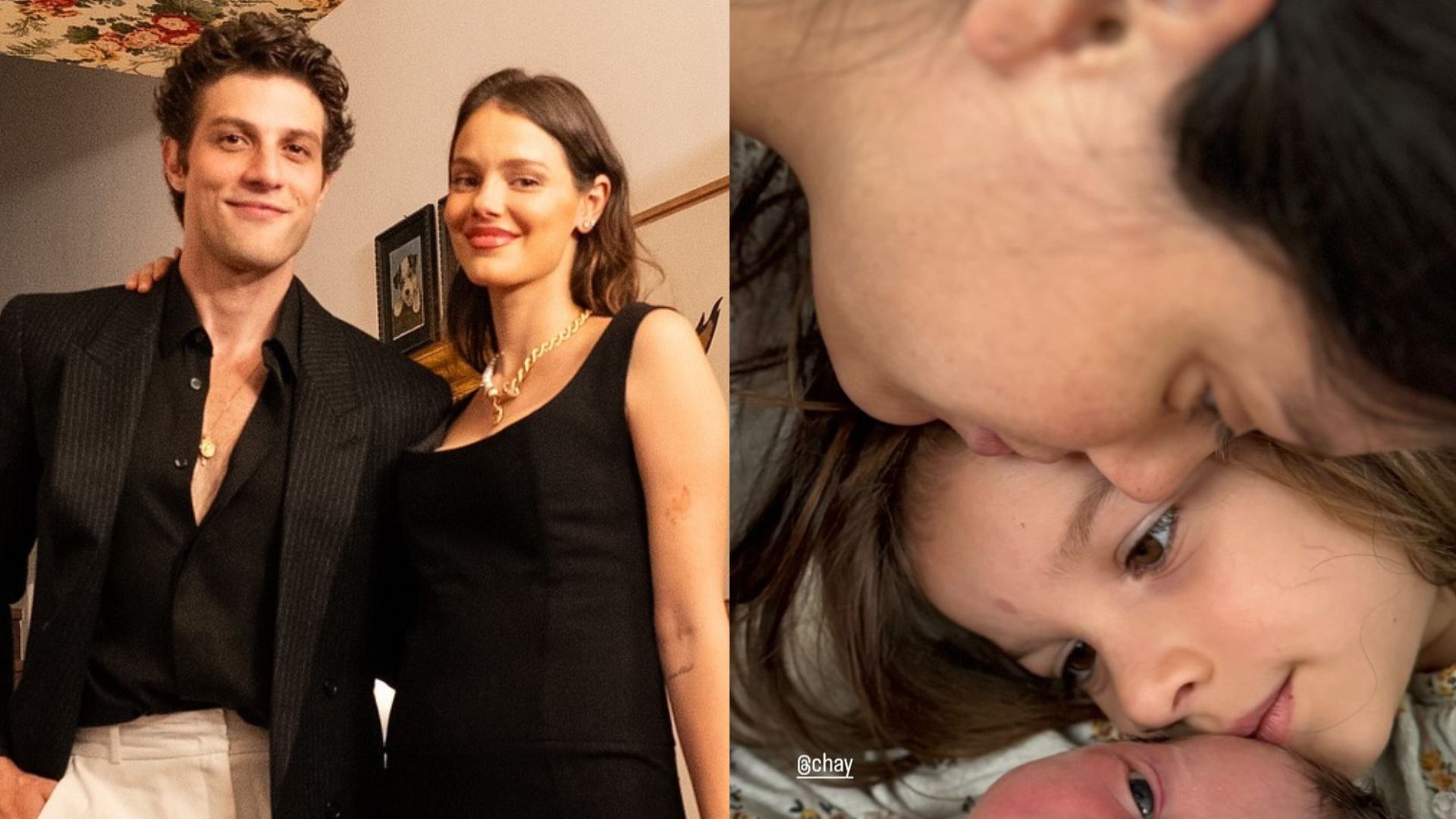 Laura Neiva encanta ao mostrar nova foto com a filha recém-nascida, Ana