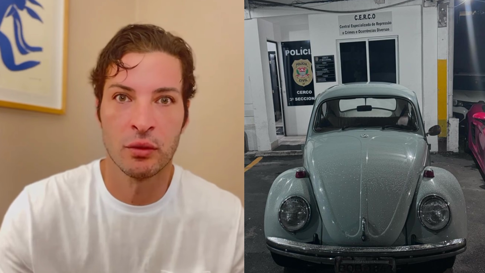 ‘Fiquei atônito’, desabafa Leandro Lima após recuperar carro furtado