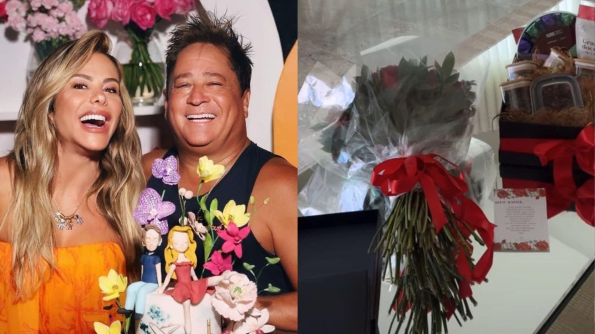 Aniversário de Poliana Rocha: Leonardo surpreende amada com presentes