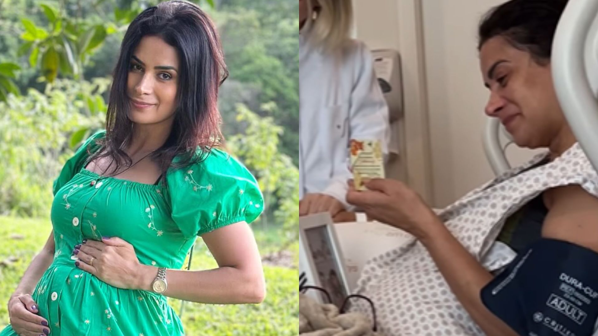 Lucilene Caetano, internada na UTI, se emociona com surpresa em hospital