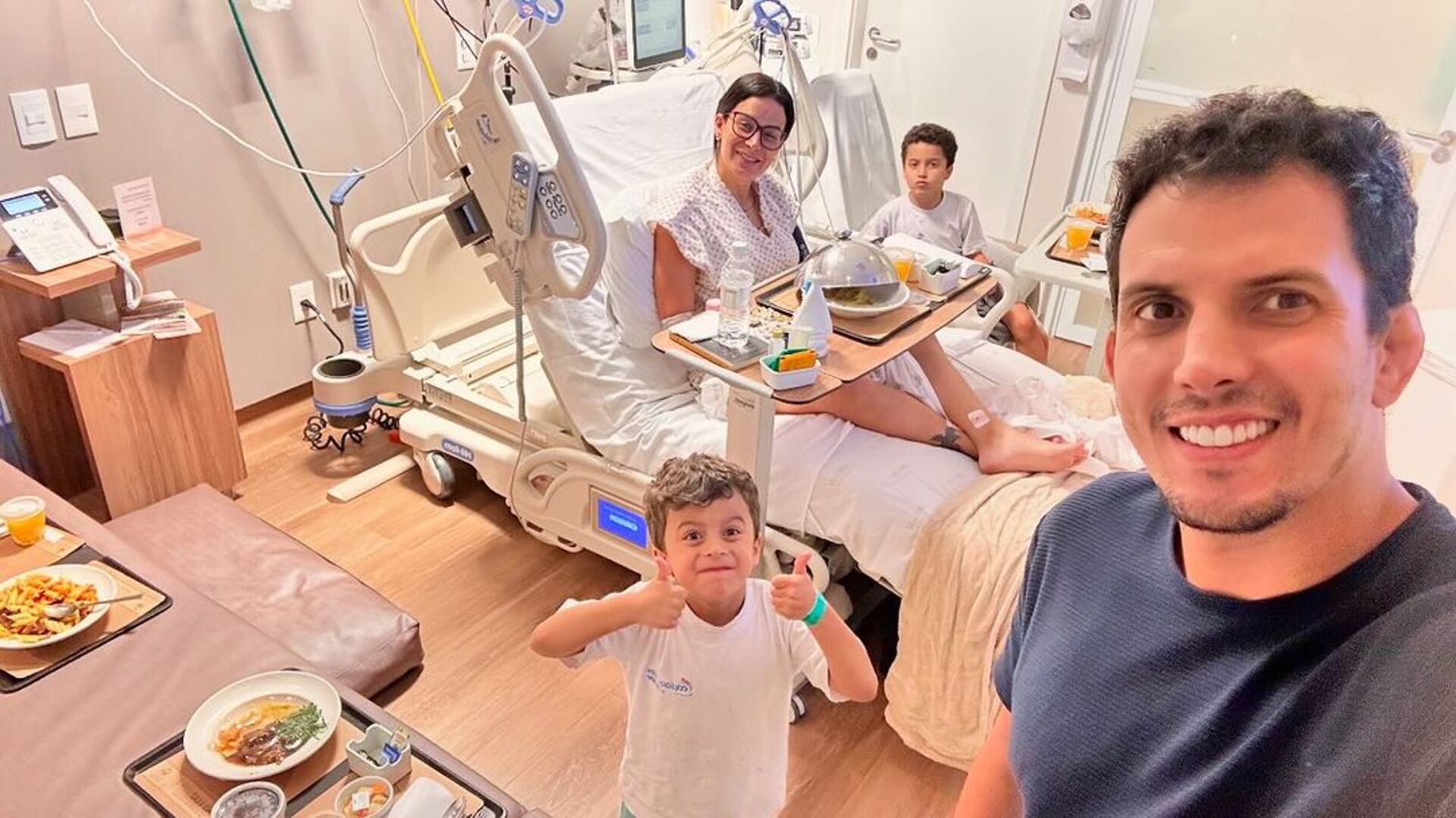 Lucilene Caetano, ex-âncora da Band, recebe visita dos filhos na UTI