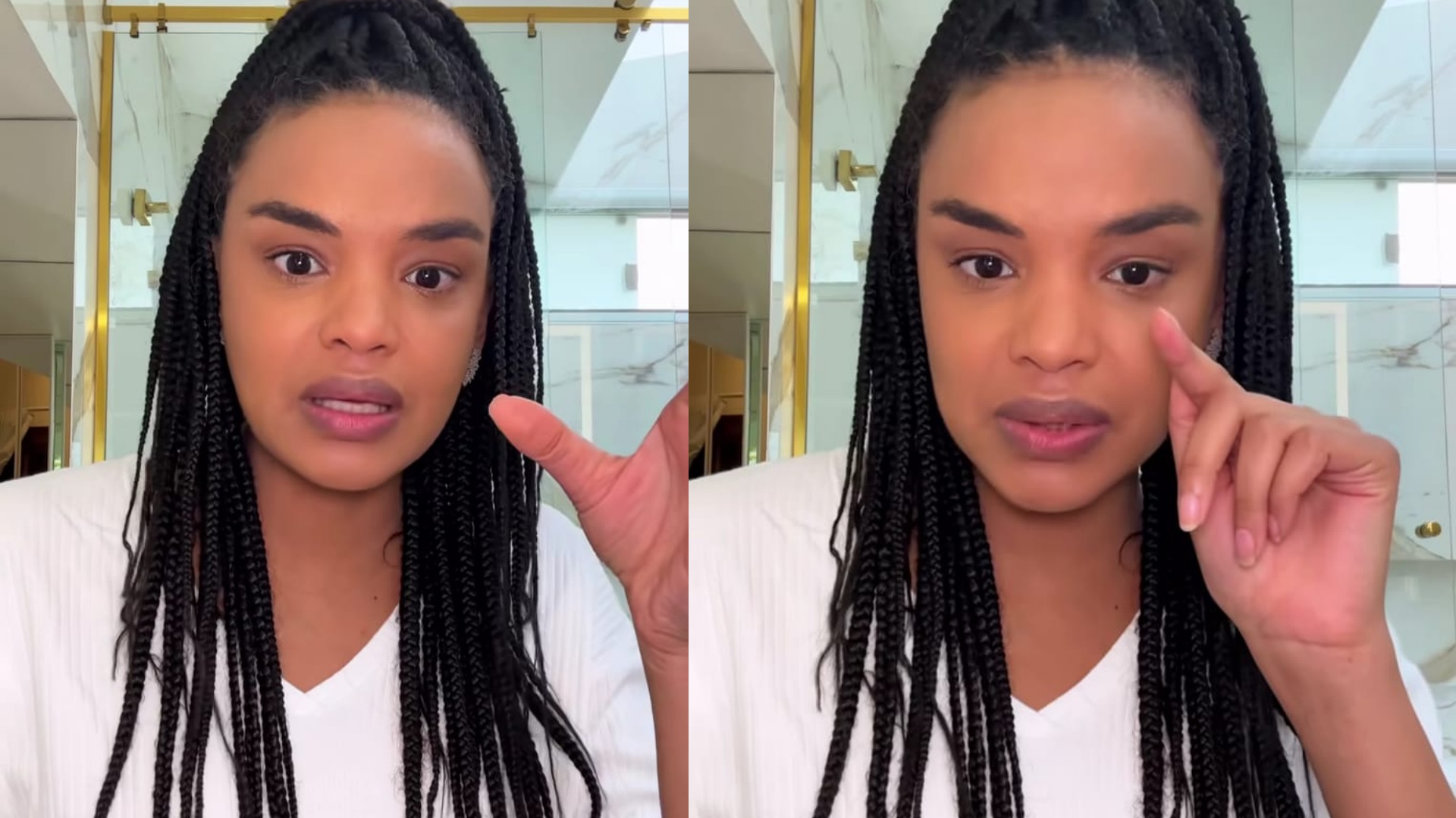 Grávida, Lucy Ramos se emociona ao recordar abortos espontâneos