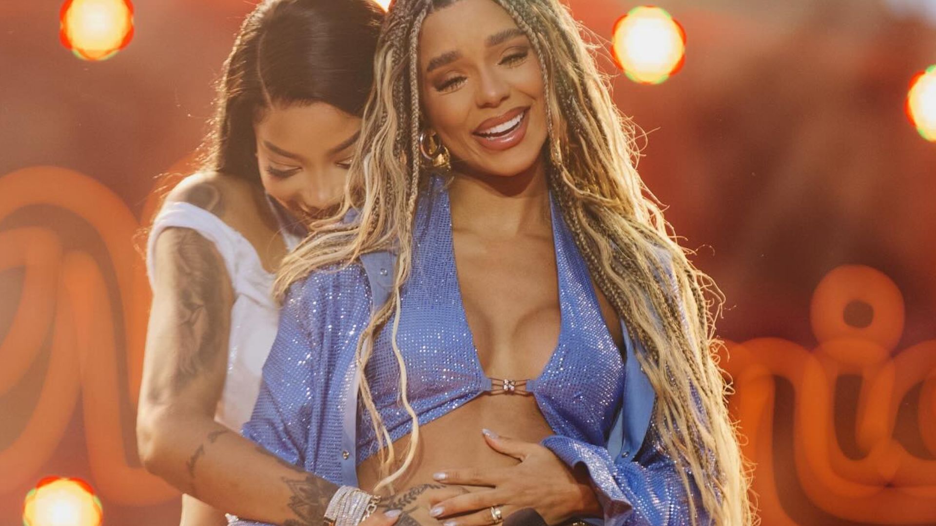 Ludmilla celebra primeiro filho com Brunna Gonçalves: ‘Abençoada’