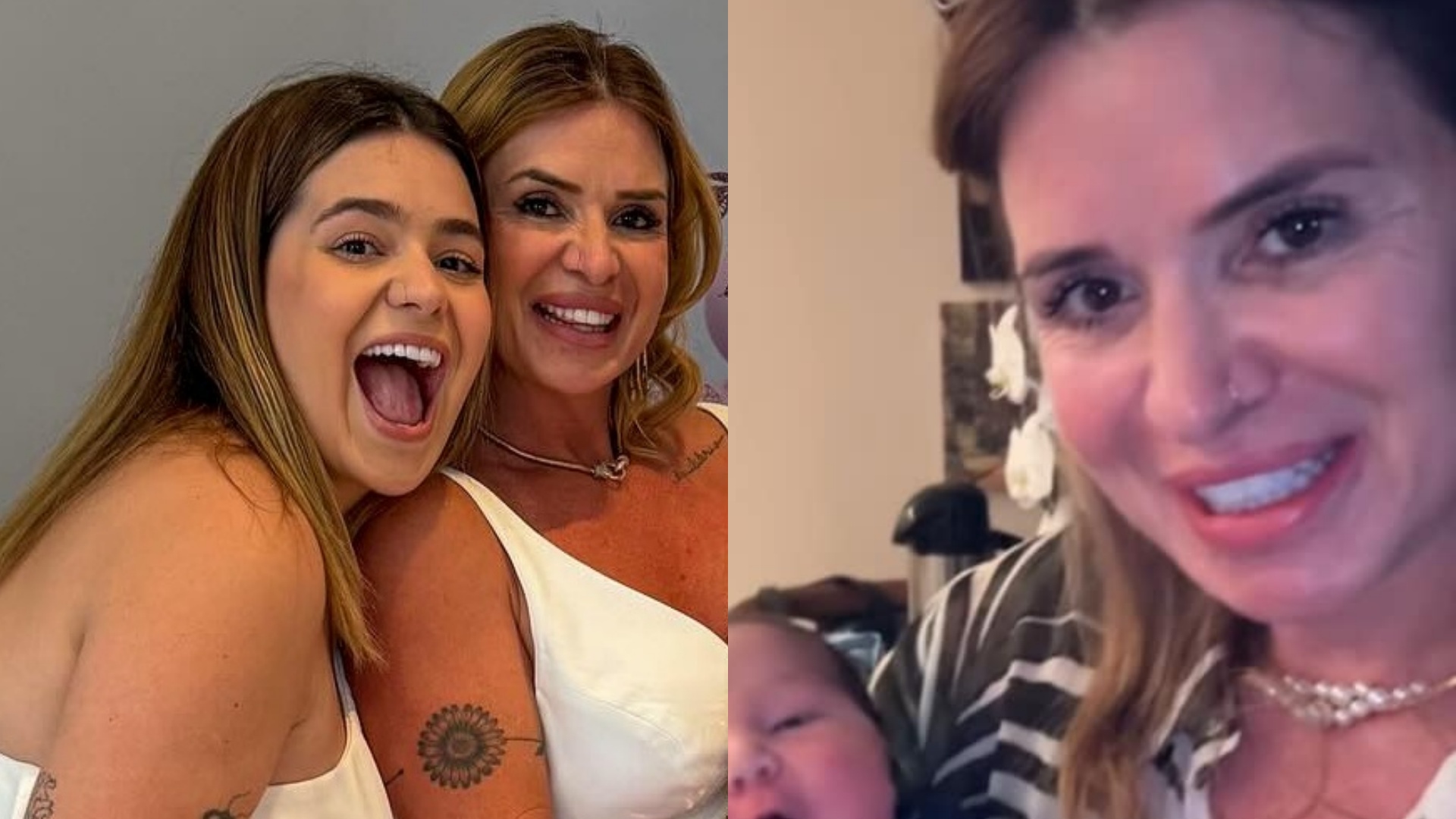 Mãe de Viih Tube se derrete ao mostrar o neto recém-nascido: ‘Lindo e forte’