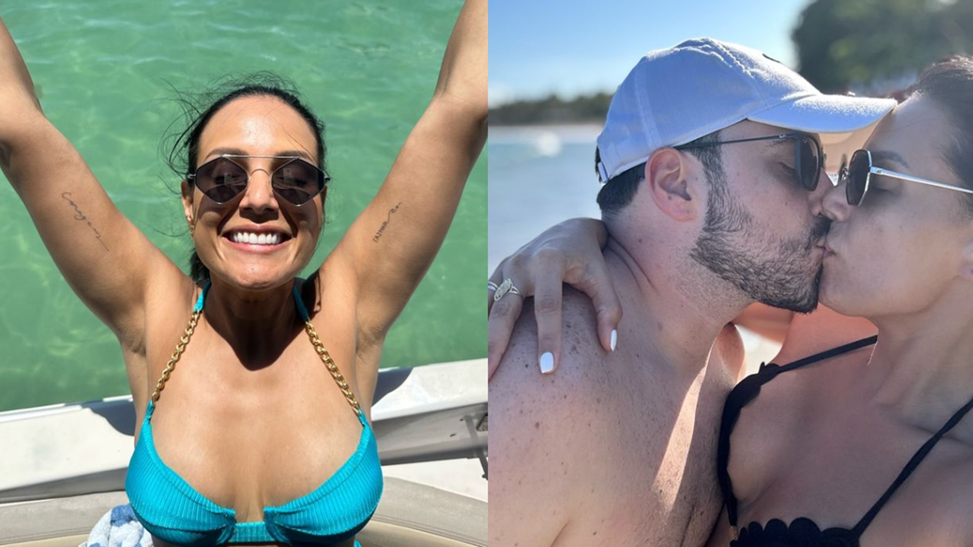 Márcia Dantas mostra momentos da lua de mel com Rafael Bianco: ‘Incríveis’
