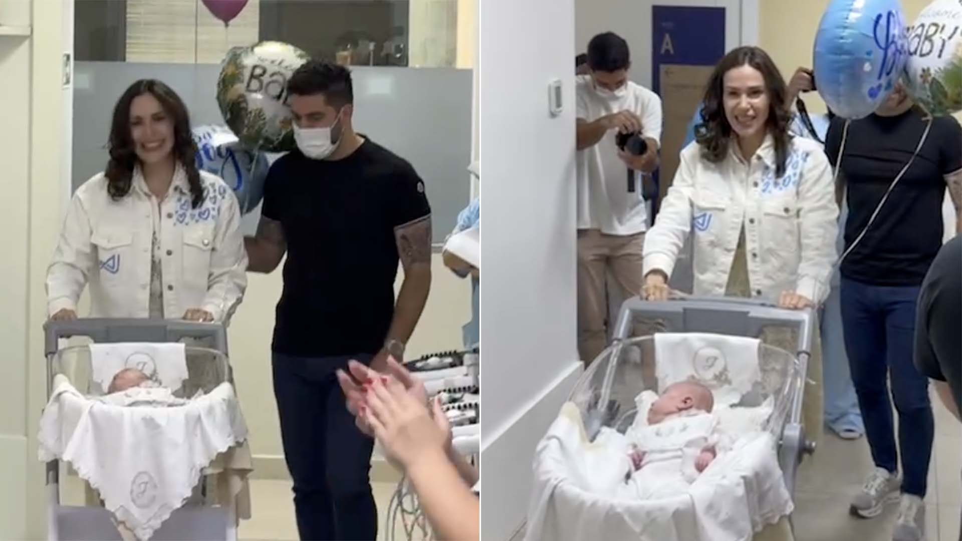 Filho de Nadja Haddad deixa o hospital após 6 meses internado na UTI Neonatal