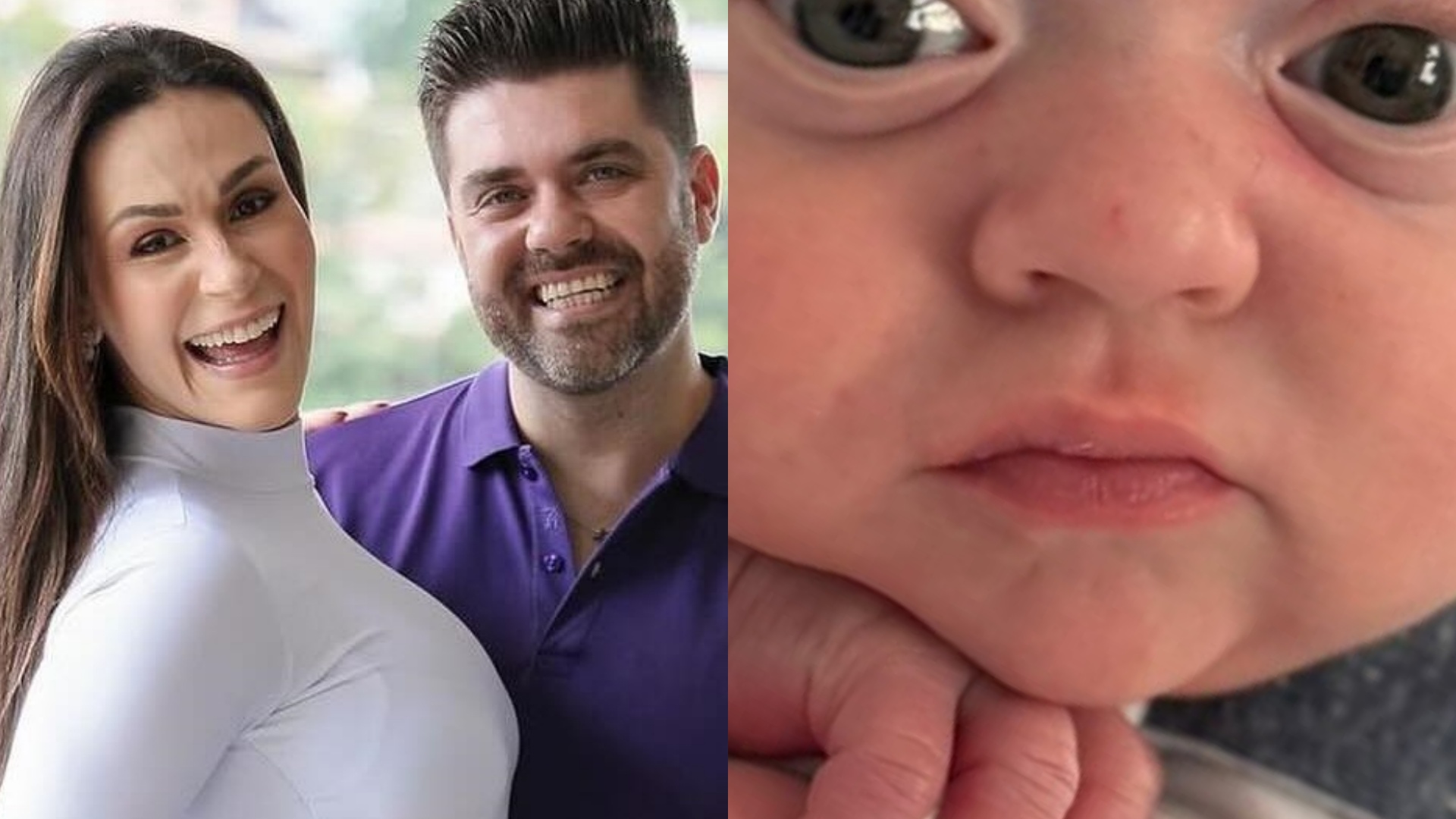 Após alta, Nadja Haddad posta foto do filho e fãs reagem: ‘A carinha do papai’