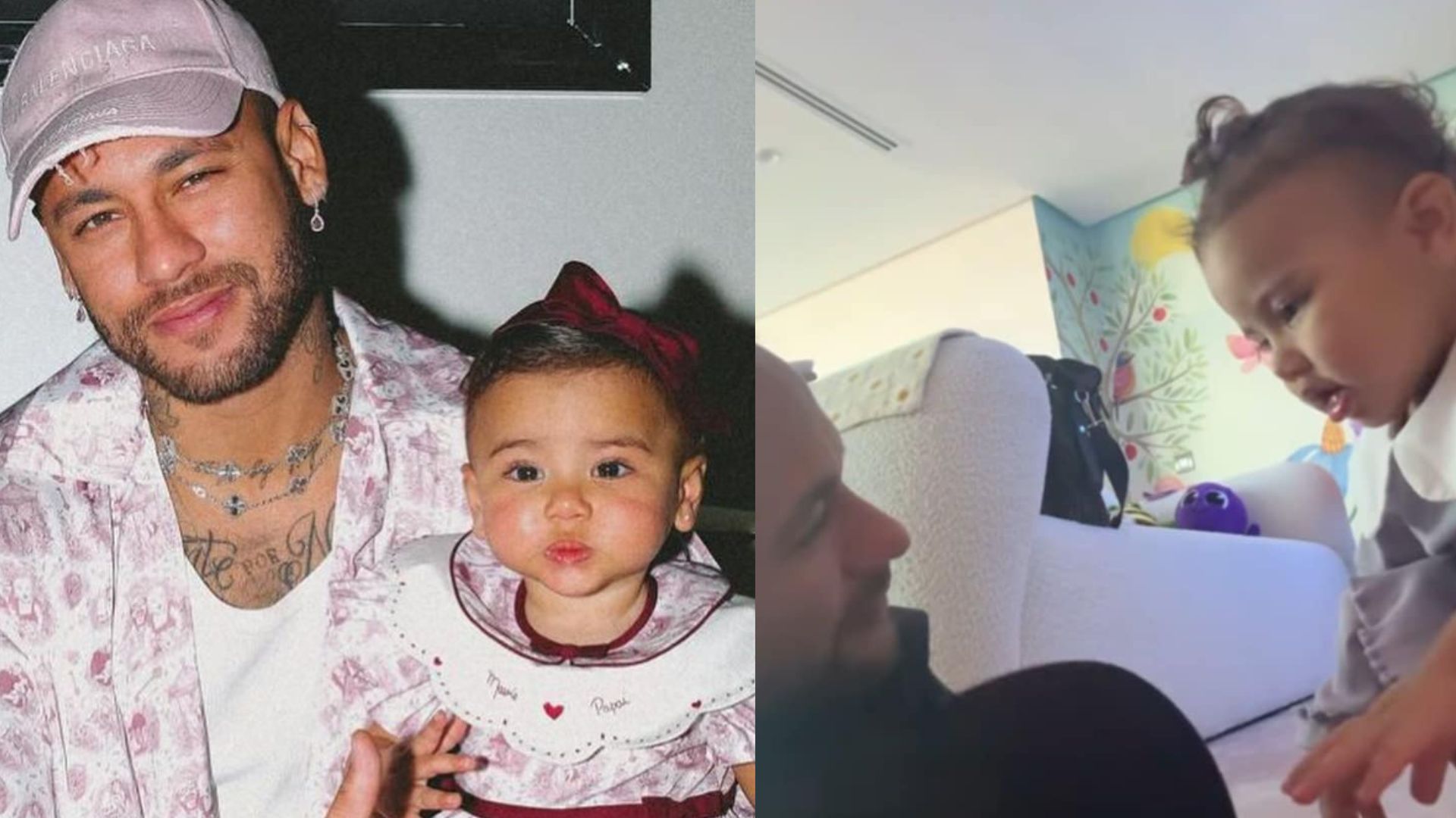 Neymar Jr divide momento encantador com a filha, Mavie: ‘Meu amorzinho’