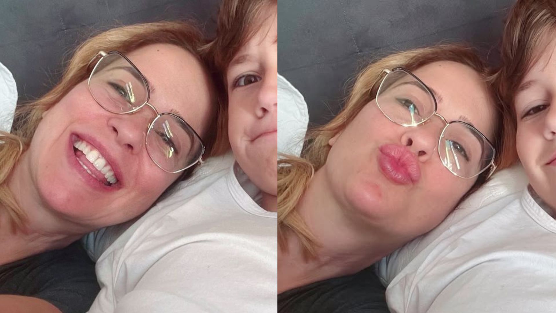 Filho caçula de Palomma Duarte rouba a cena em novas fotos com a mãe