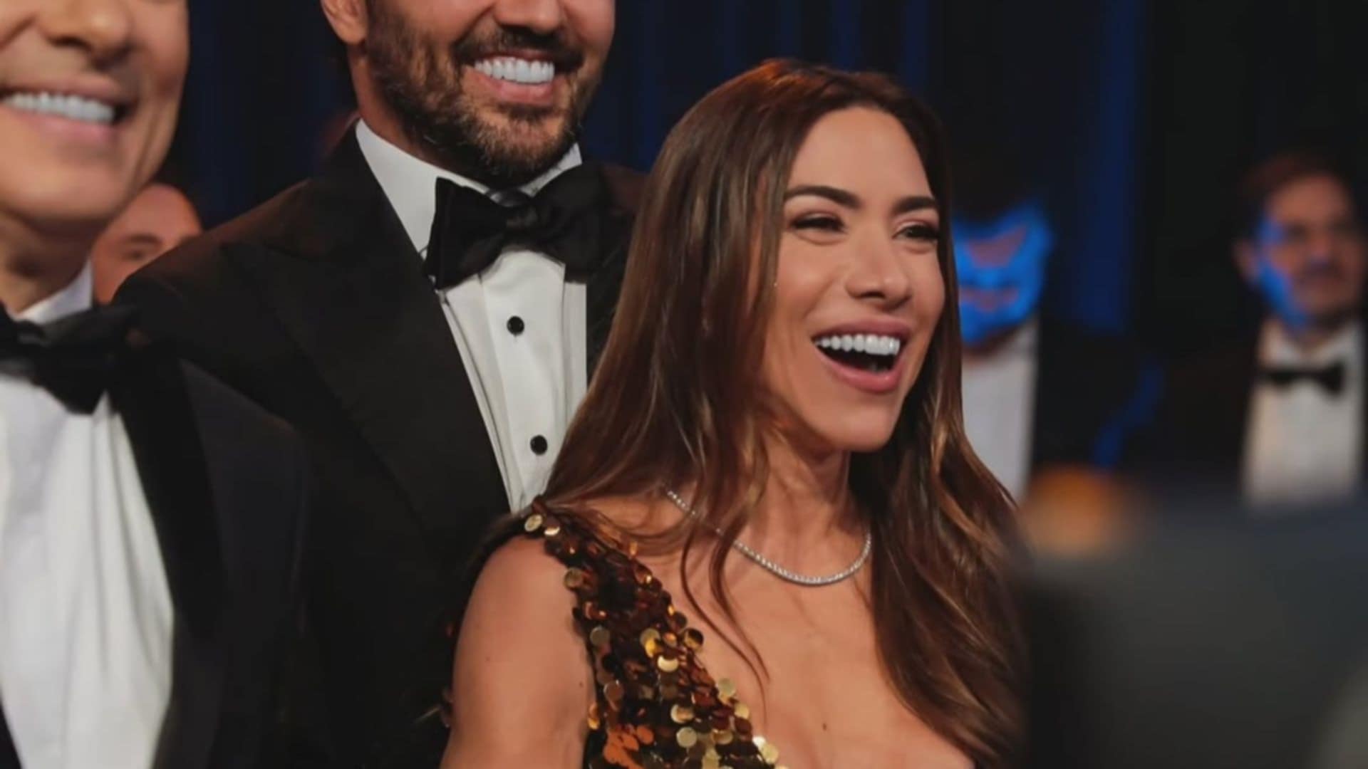 Patricia Abravanel leva o marido para gravação do especial de Gusttavo Lima