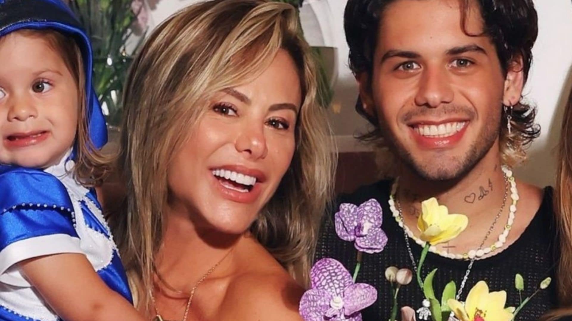 Poliana Rocha mostra semelhança entre Zé Felipe e Maria Flor; veja