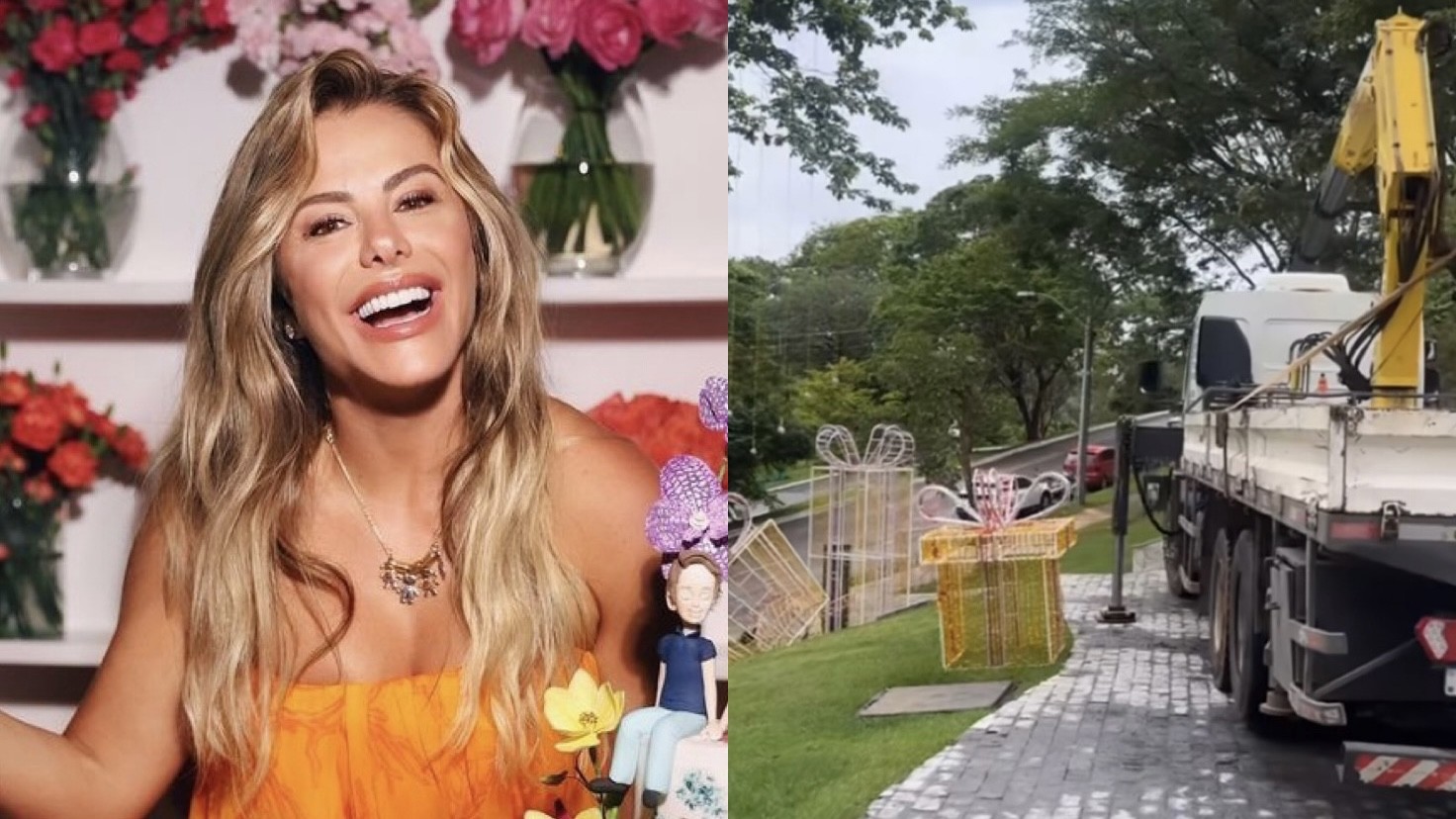 Poliana Rocha mostra decoração natalina na mansão de Virginia e Zé Felipe