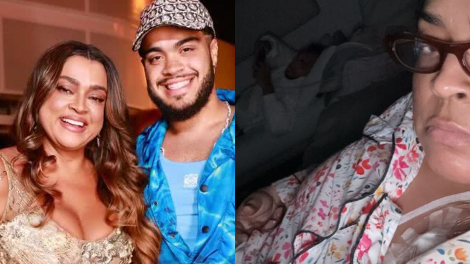 Preta Gil recebe apoio do filho no hospital após nova internação