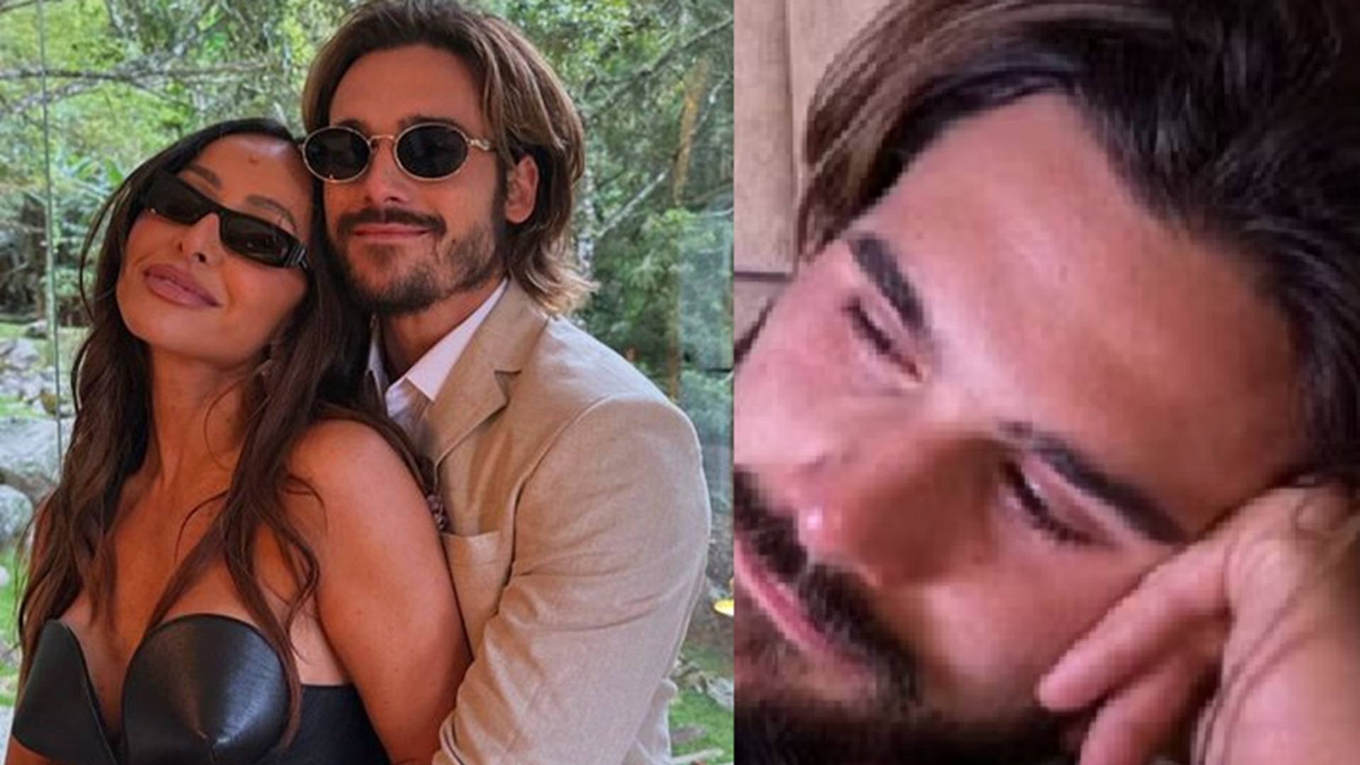 Sabrina Sato mostra Nicolas Prattes com Zoe ao som de música sobre o luto