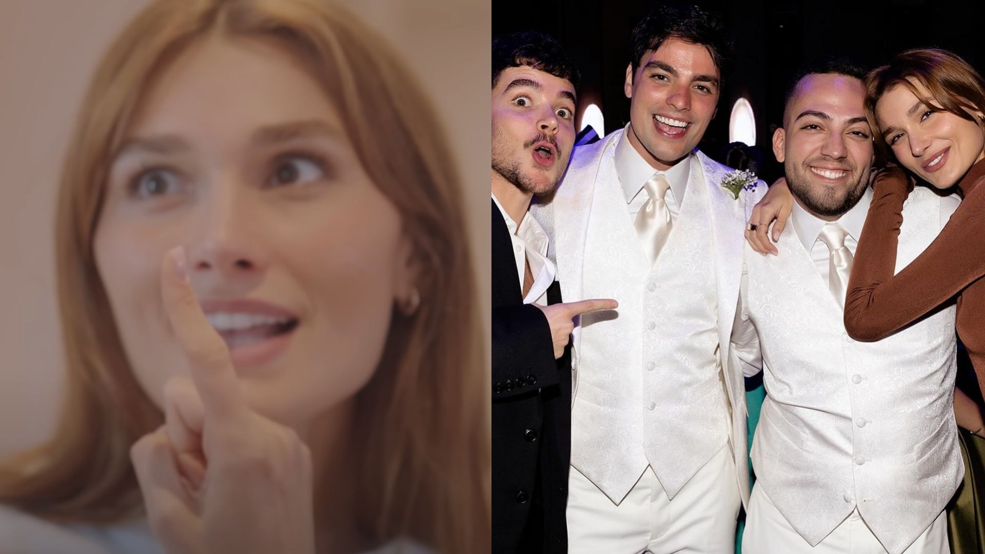 Sasha Meneghel relata desespero ao cometer gafe em casamento de Lucas Rangel