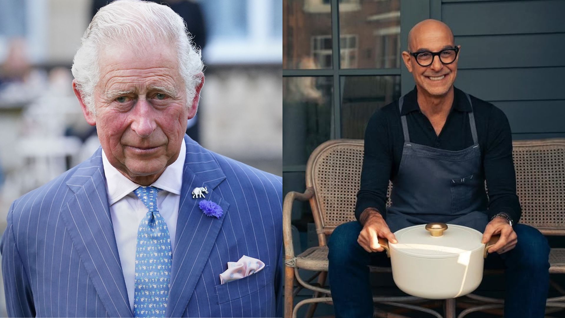 Rei Charles contrata o ator Stanley Tucci para projetar menu de festa