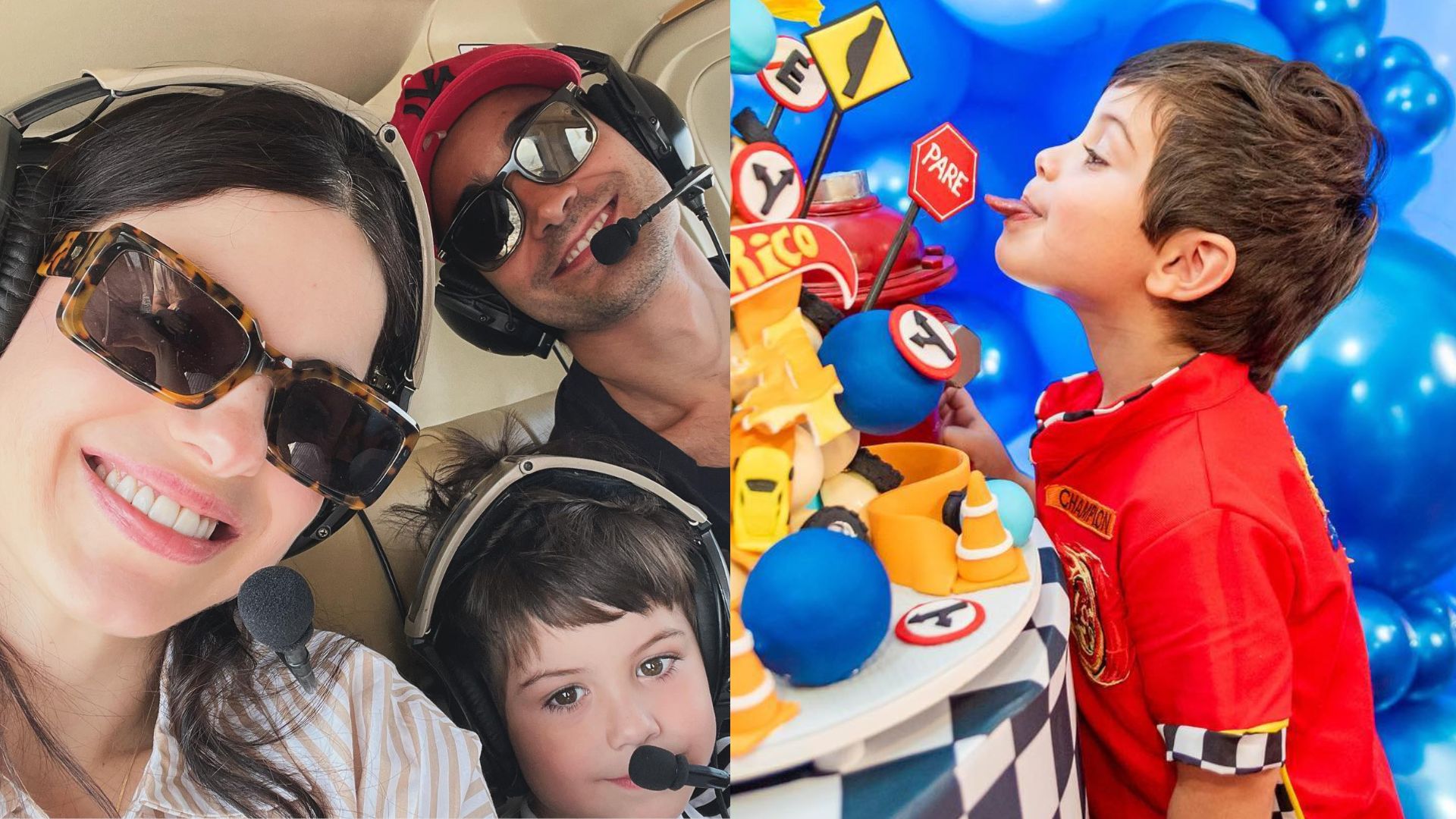 Sthefany Brito mostra detalhes do festão de aniversário do filho mais velho