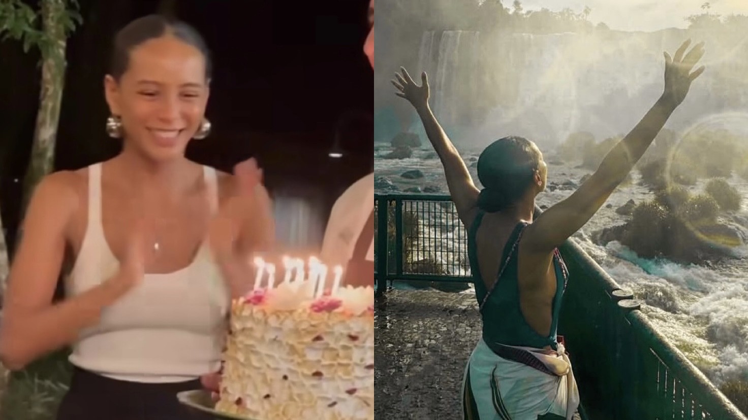 Taís Araujo abre álbum de aniversário com churrasco com amigos e mais