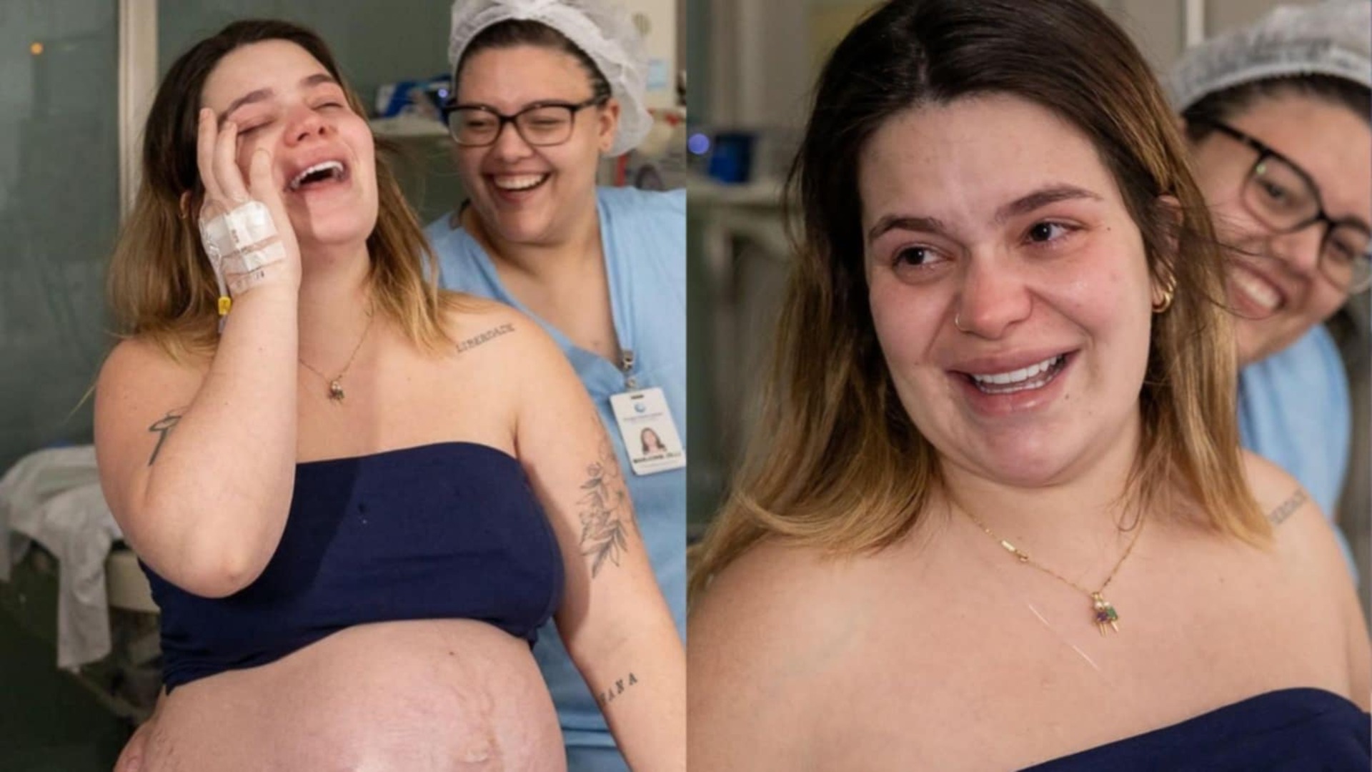 Viih Tube emociona com fotos de seu parto e dá detalhes do rosto de Ravi