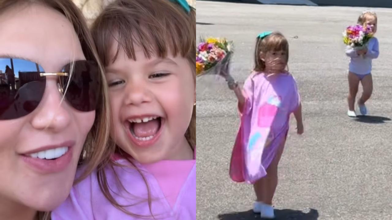 Virginia Fonseca se emociona com surpresa ao reencontrar os filhos: ‘Minha vida’