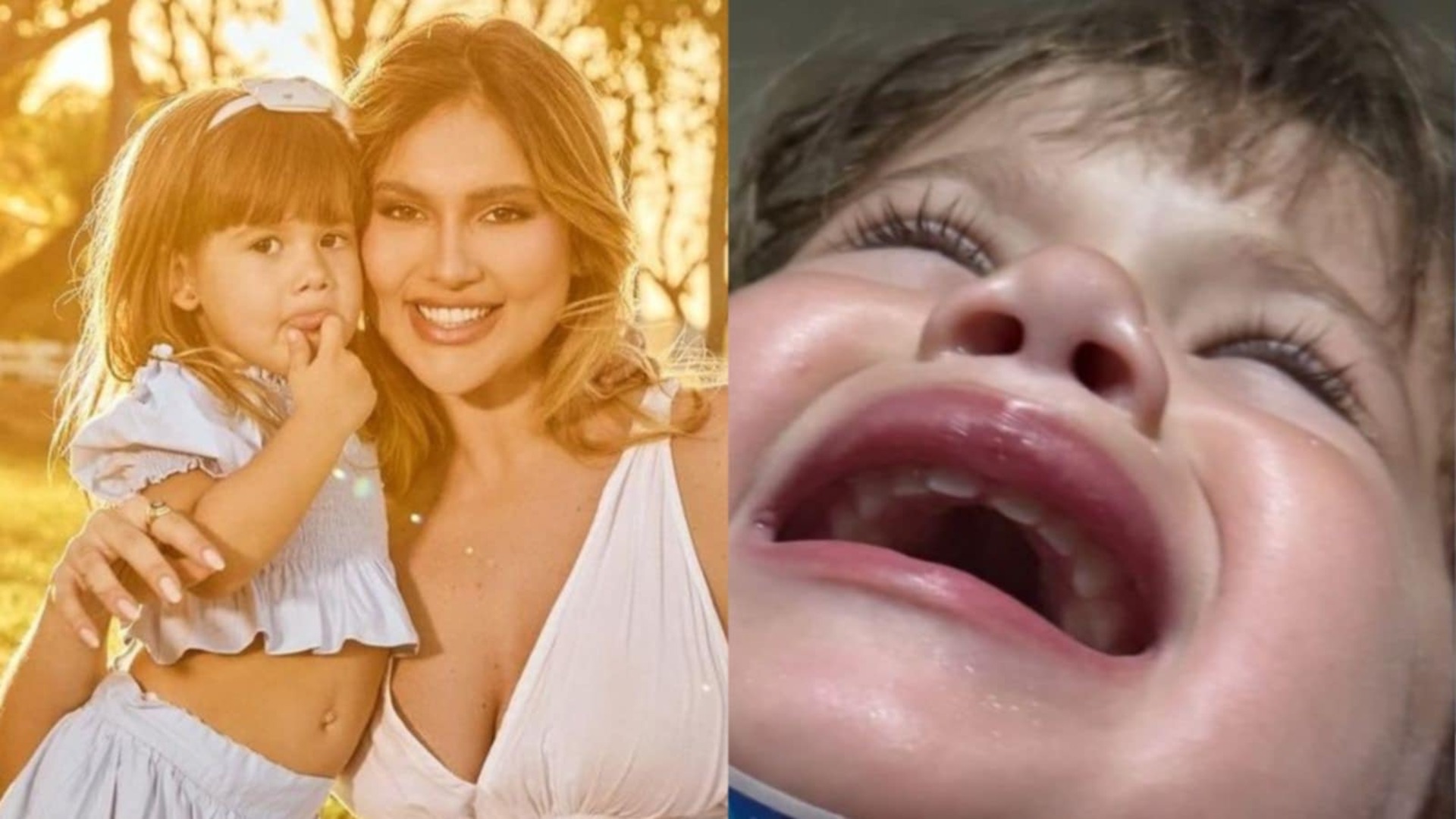 Virginia tem susto após Maria Alice se acidentar na piscina: ‘Escorregou’