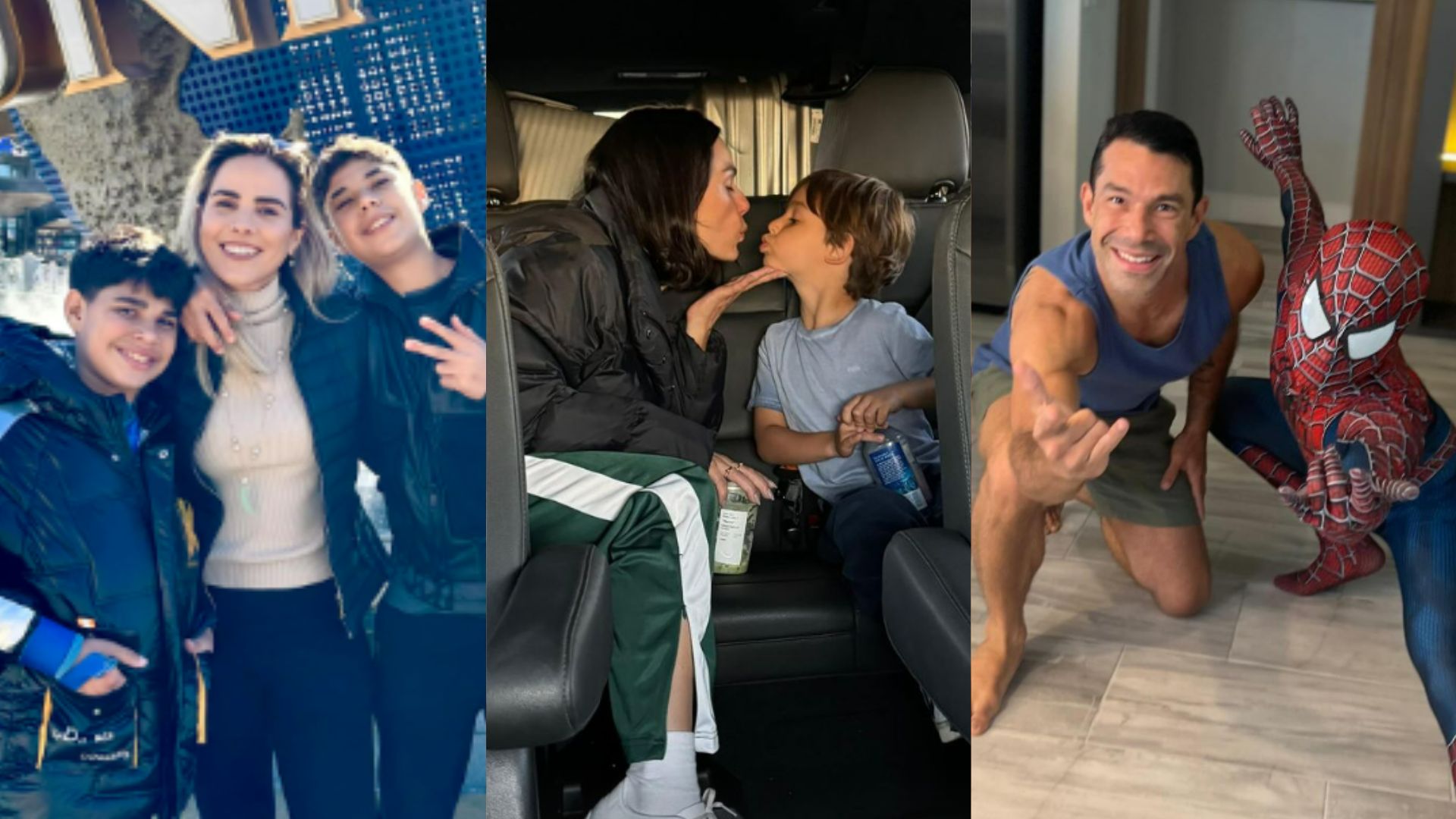 Mesmo destino! Wanessa Camargo, Isis Valverde e Marcus Buaiz embarcam para férias em Orlando